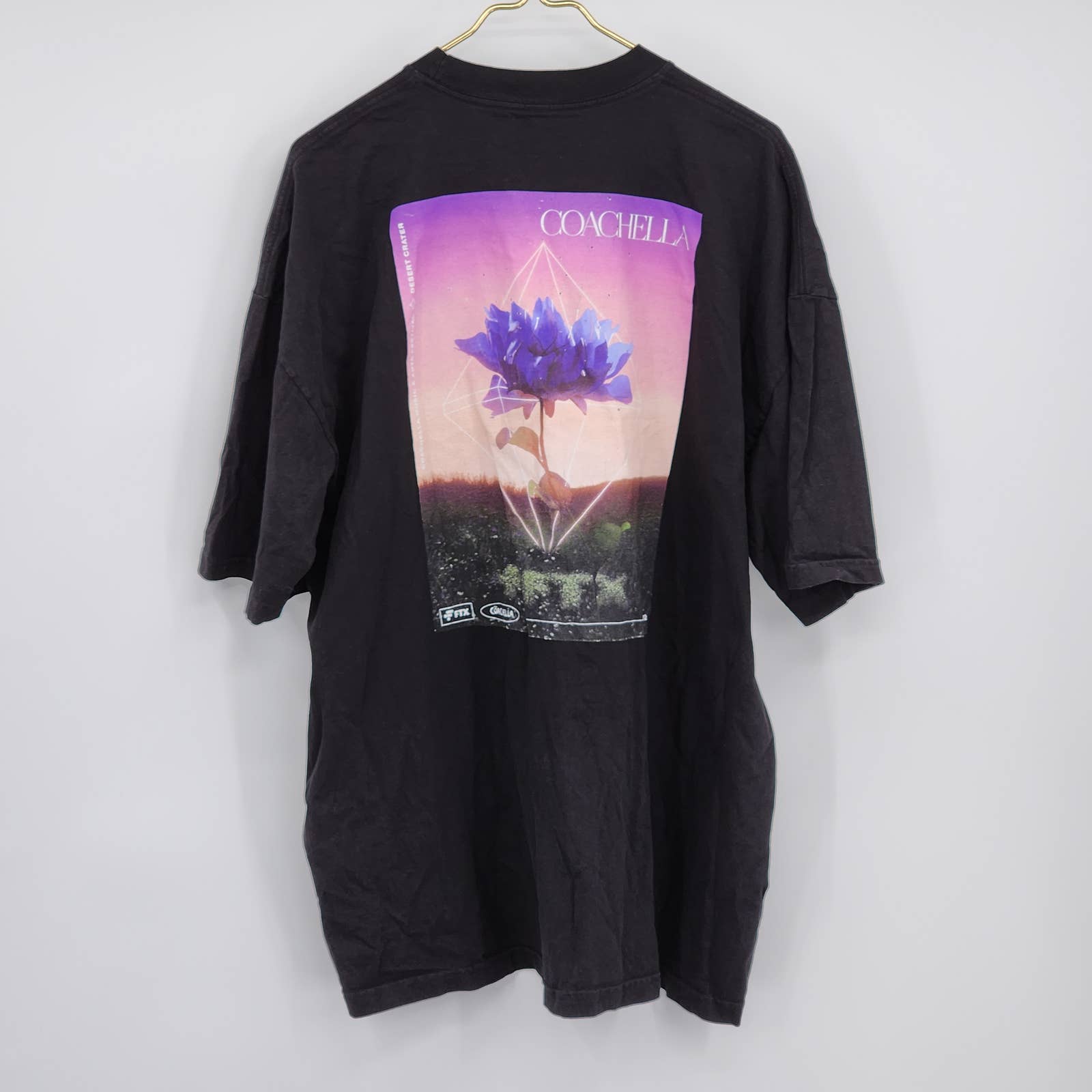 Coachella Music Festival 2022 X Ftx Shirt With Nft Artwork Mens Xxl